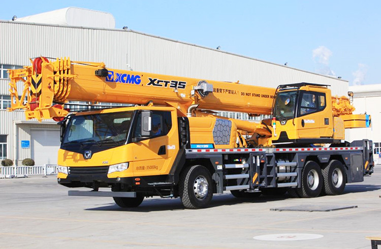 XCMG 35 ton Truck Crane XCT35 China small mobile crane truck for sale